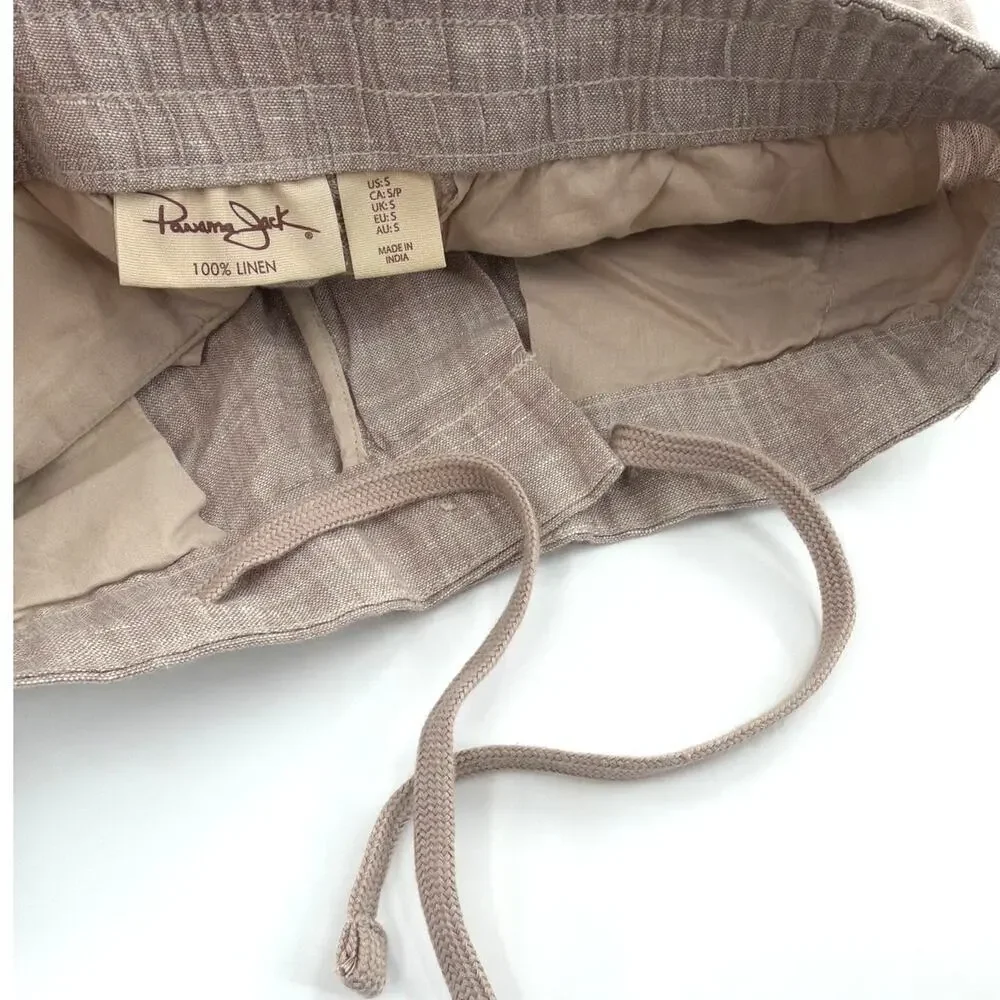 Panama Jack Men's Beige Linen Chino Pants Size Small